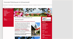 Desktop Screenshot of dittishausen.de